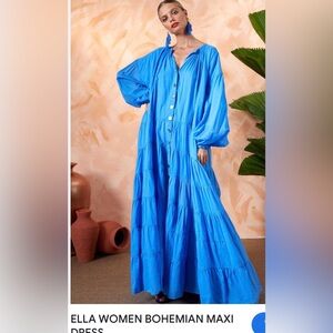 Ella Women Bohemian Maxi Dress